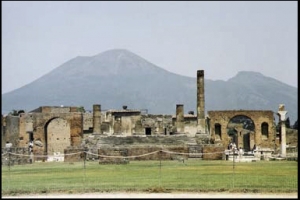 Pompeii still lies beneath Mount Versvous