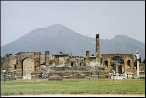 Pompeii still lies beneath Mount Versvous