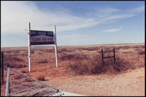 Roswell, New Mexico site of the 1947 UFO crash