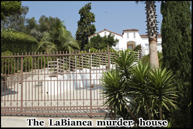 The La Bianca house where the Manson family murdered its occupants