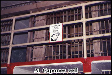 Al Capone's cell in Alcatraz was number 14 C