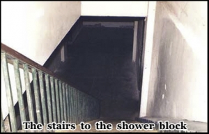 Haunted Alcatraz, the shower-block