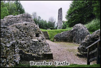 The ghosts of the children starved to death as a punishment have been sighted in Bramber Castle 