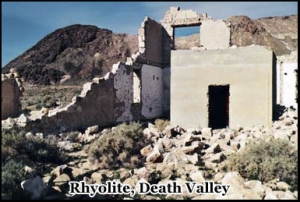 Ryholite ghost town, Death Valley