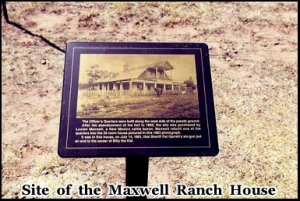 Former site of the Maxwell Ranch House, Fort Sumner