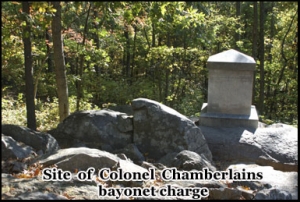 Colonel Chamberlains bayonet charge, Gettysburg