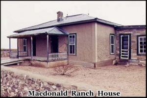 Trinity Test Site, Macdonald Ranch House, New Mexico