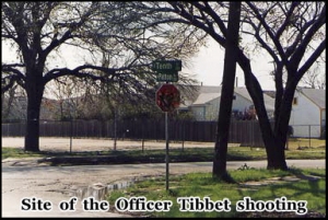 The Kennedy assassination, the officer Tibbet shooting, Dallas, Texas