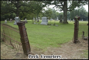 The haunted Peck Cemetery in Illinois