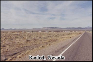 Rachel, Nevada nearest town to Area 51