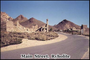 Ryholite ghost town, Death Valley