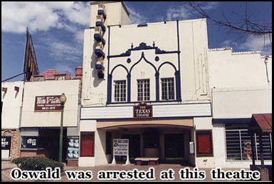 Lee Harvey-Oswald was arrested at the Dallas Theatre after he assassinated John F. Kennedy 