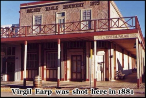 Murder site of Virgil Earp, Tombstone, Arizona