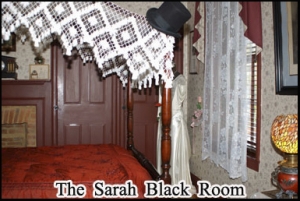 The haunted Sarah Black room, the Farnsworth Inn, Gettysburg