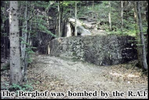 The ruins of Hitlers Berghof, Obersalzberg