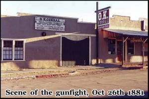 The gunfight at the O.K Corral, Tombstone