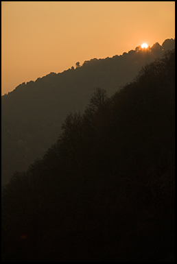 Sunset Over Poenari Fortress